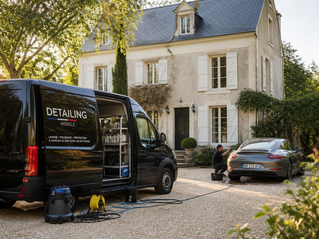 Intervention à domicile, atelier mobile devant chez vous